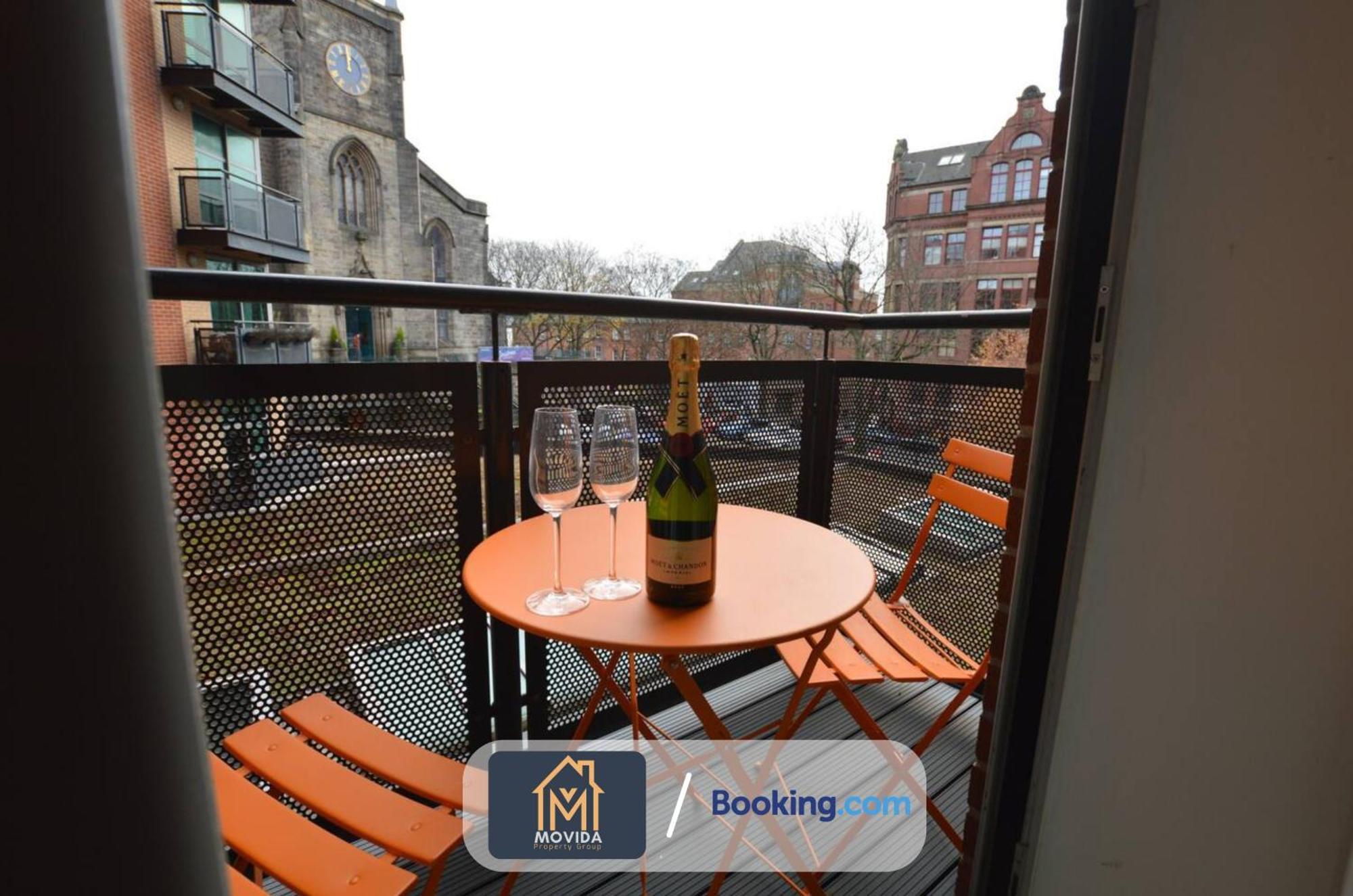 Lgi Stunning 1 Bedroom Apartment By Movida Property Group Short Lets & Serviced Accommodation Leeds  Exterior foto